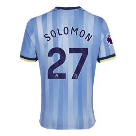Camisolas Tottenham Hotspur Solomon 27 2º Equipamento Alternativa 2024-25 Manga Curta